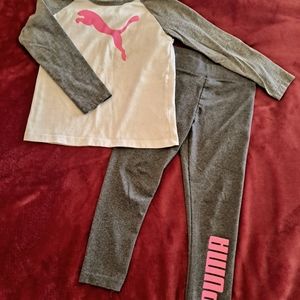 Girls xxs 3-4 Puma Matching Set